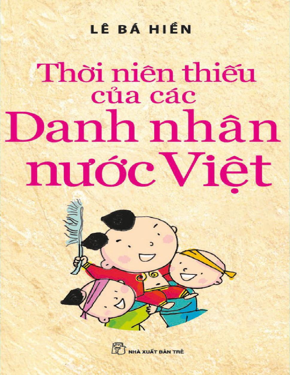 Thoi nien thieu Danh Nhan nuoc Viet