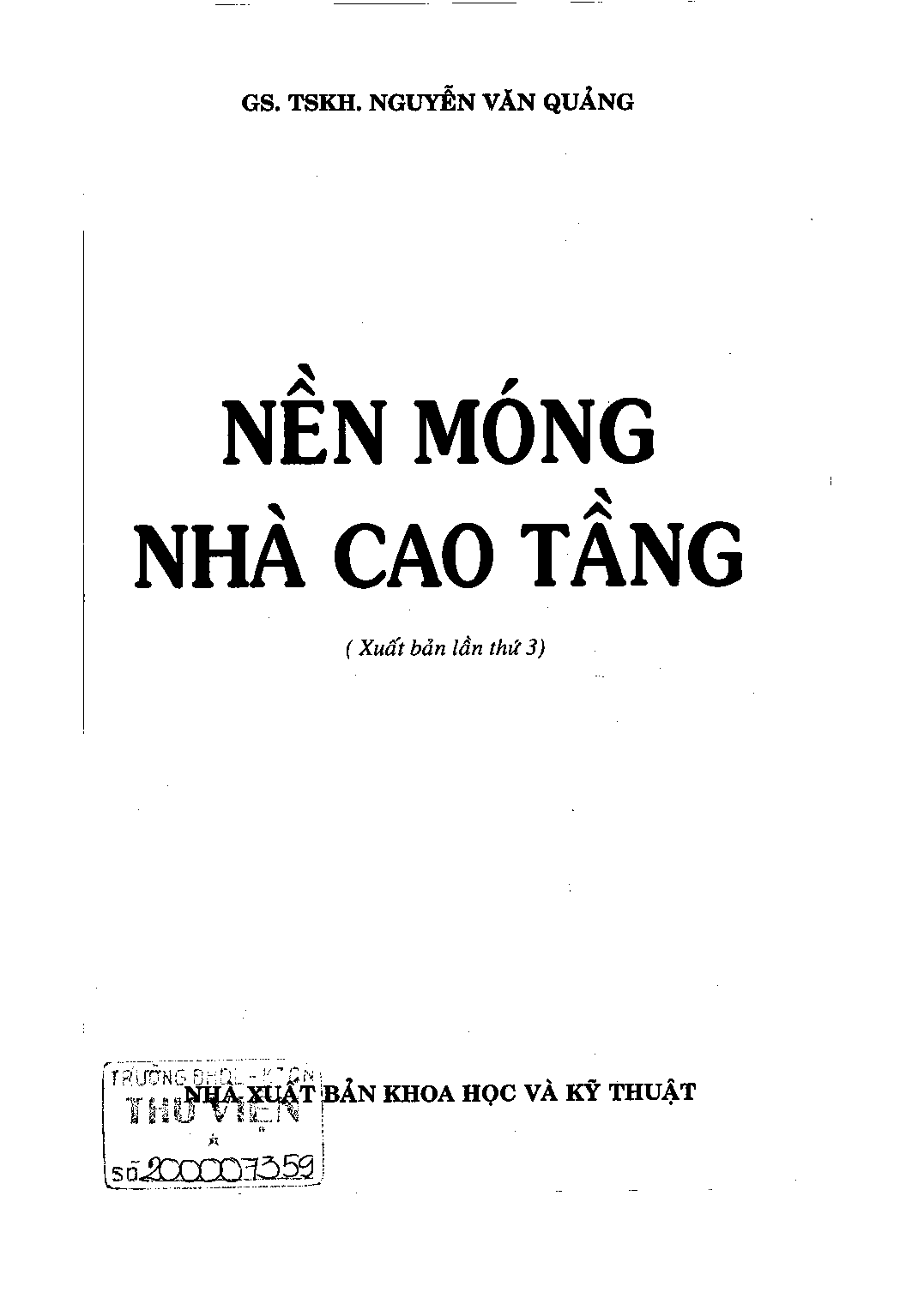 Nền móng nhà cao tầng