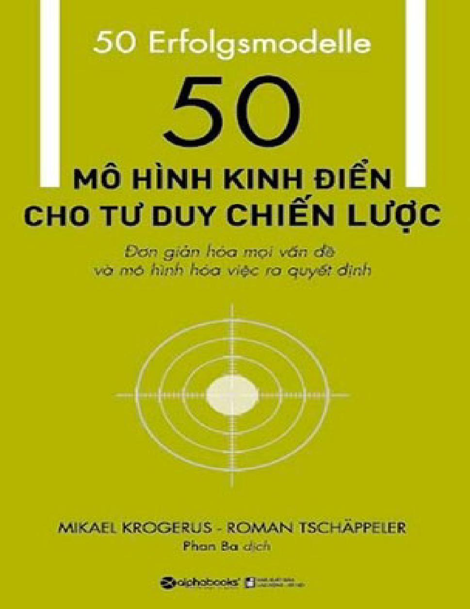 50 Mô Hình Kinh Điển Cho Tư Duy Chiến Lược