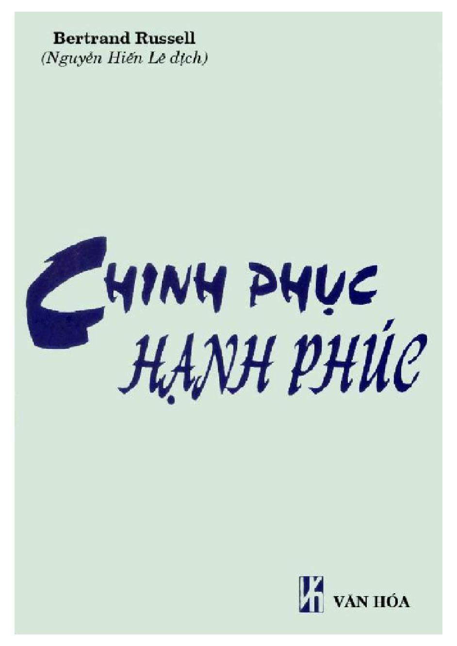 Chinh Phuc Hanh Phuc