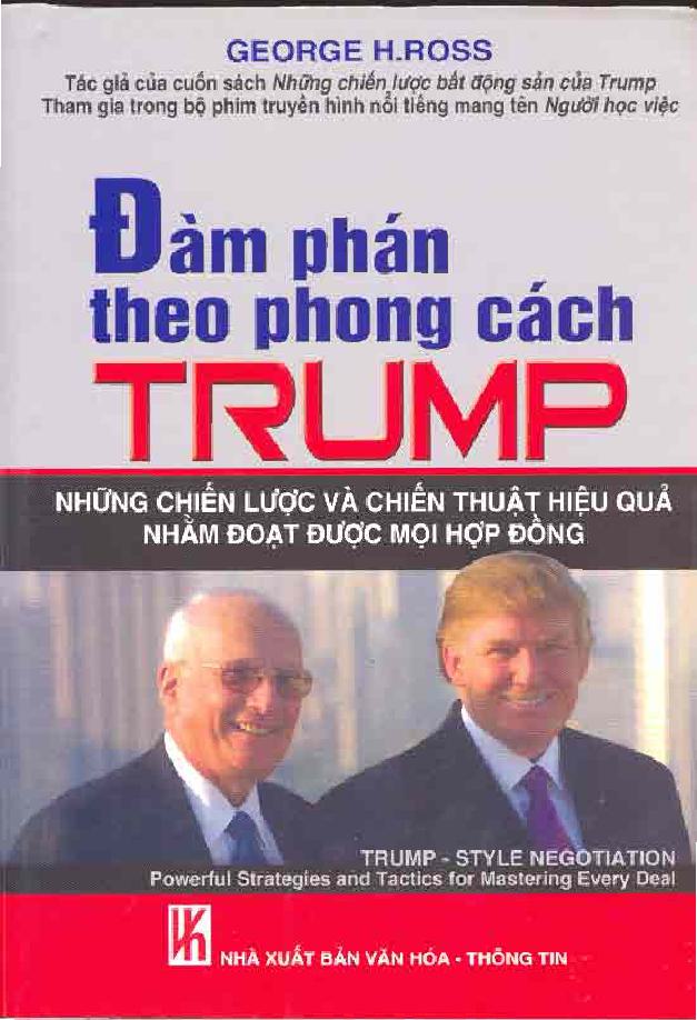 Đàm Phán Theo Phong Cách Trump