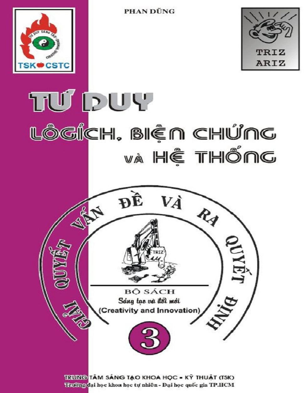 Tư duy logích, biện chứng và hệ thống Tập 3