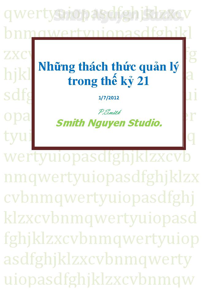 Nhung Thach Thuc Cua Quan Ly Trong The Ky 21