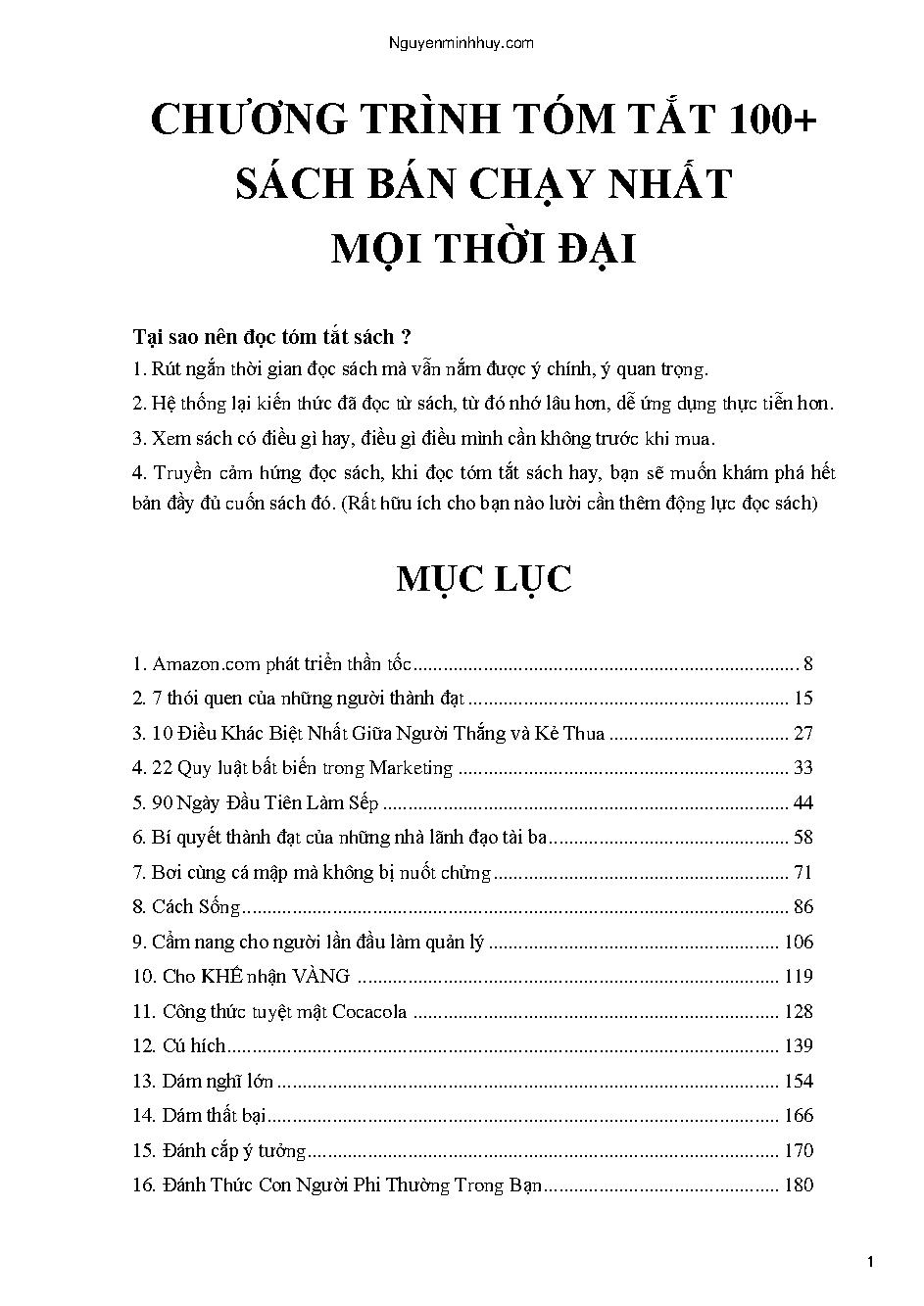 Tóm Tắt 100_ Sách Bán Chạy Nhất Mọi Thời Đại