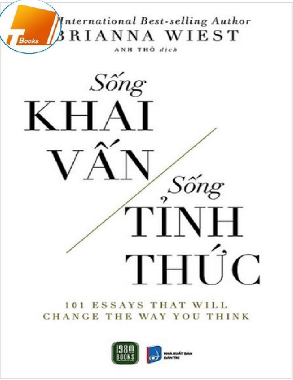 Sống khai vấn Sống tỉnh thức