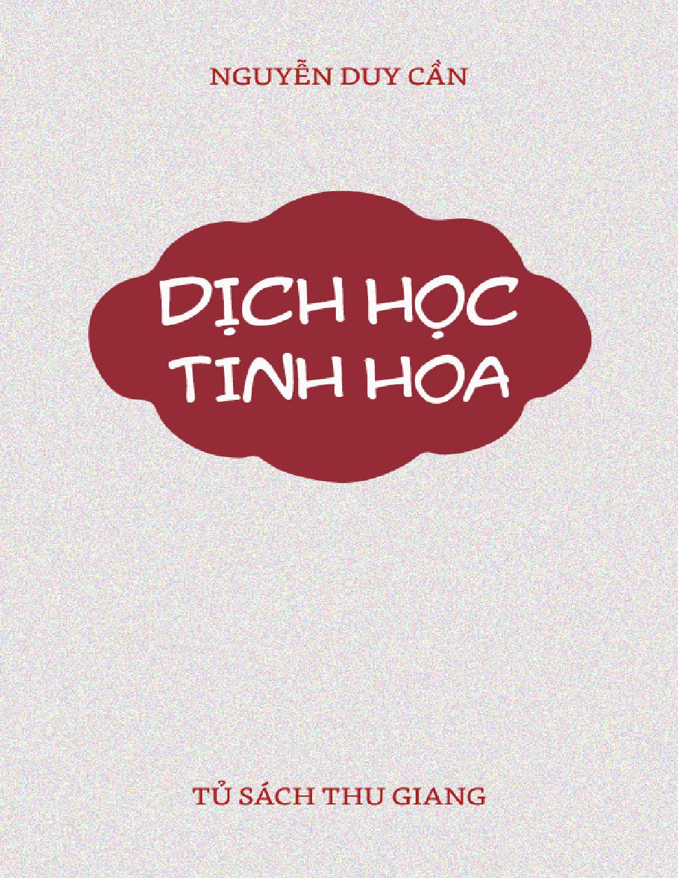 Dich Hoc Tinh Hoa