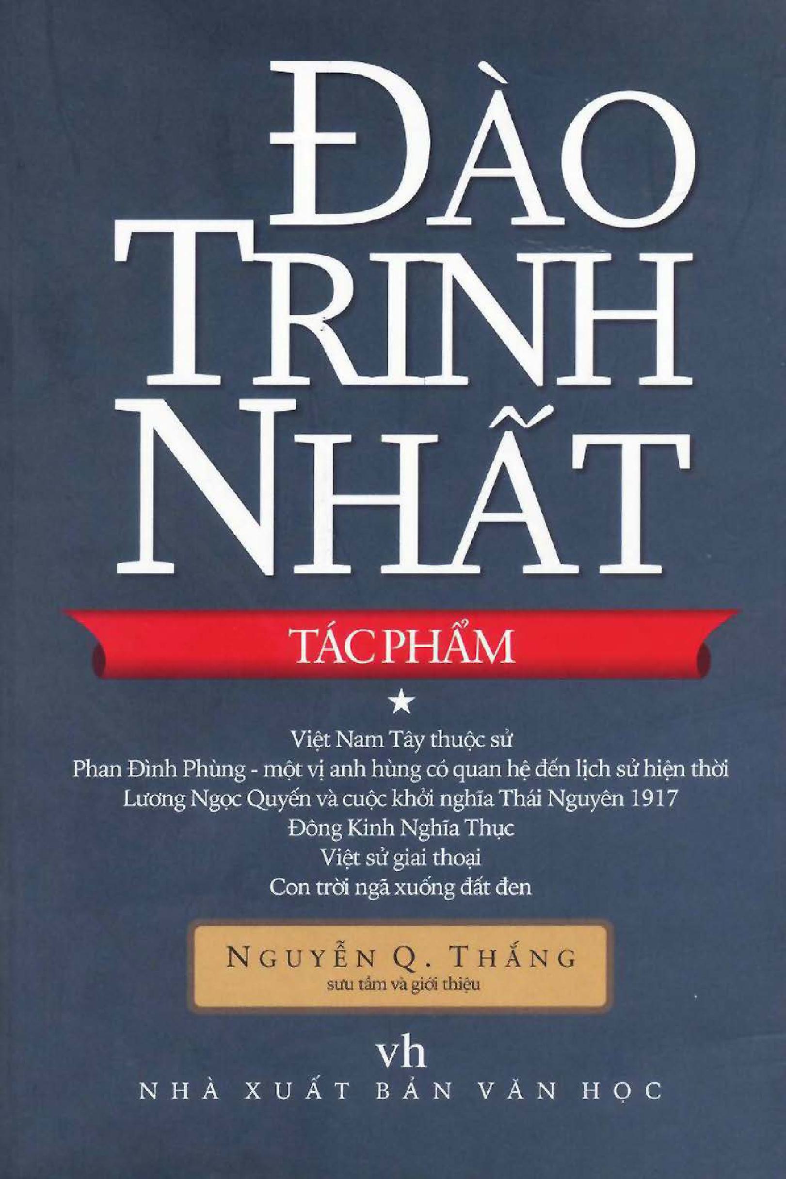 Dao Trinh Nhat Tac Pham _ Lich Su