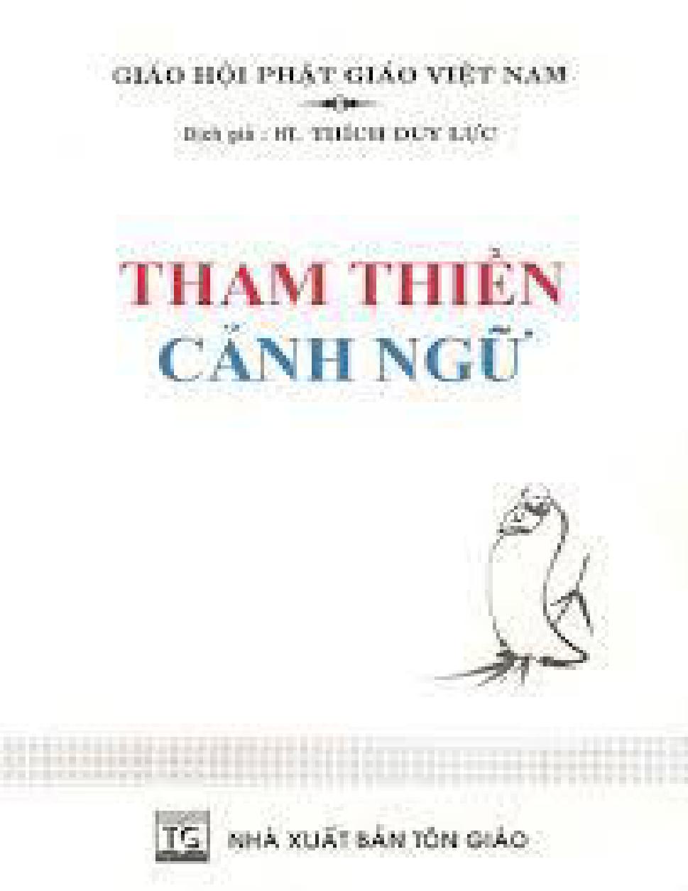 Tham Thiền Cảnh Ngữ