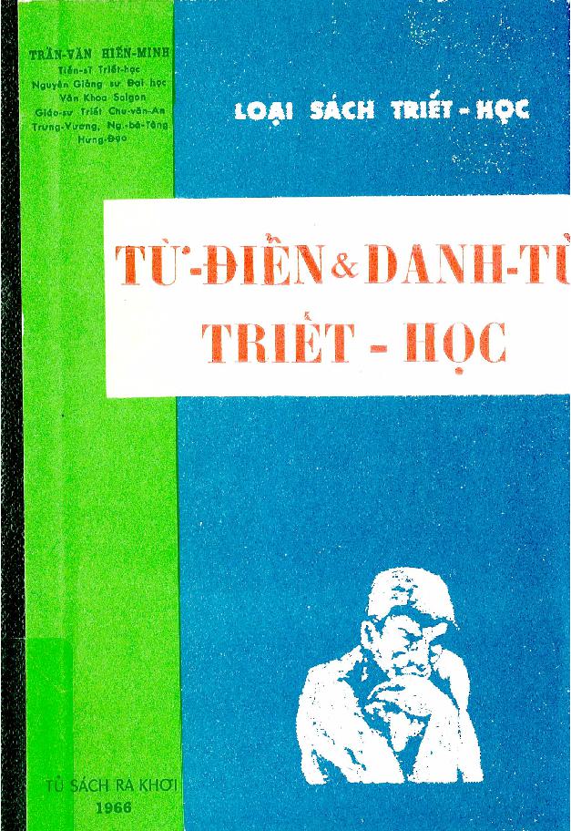 Tu Dien va Danh Tu Triet Hoc