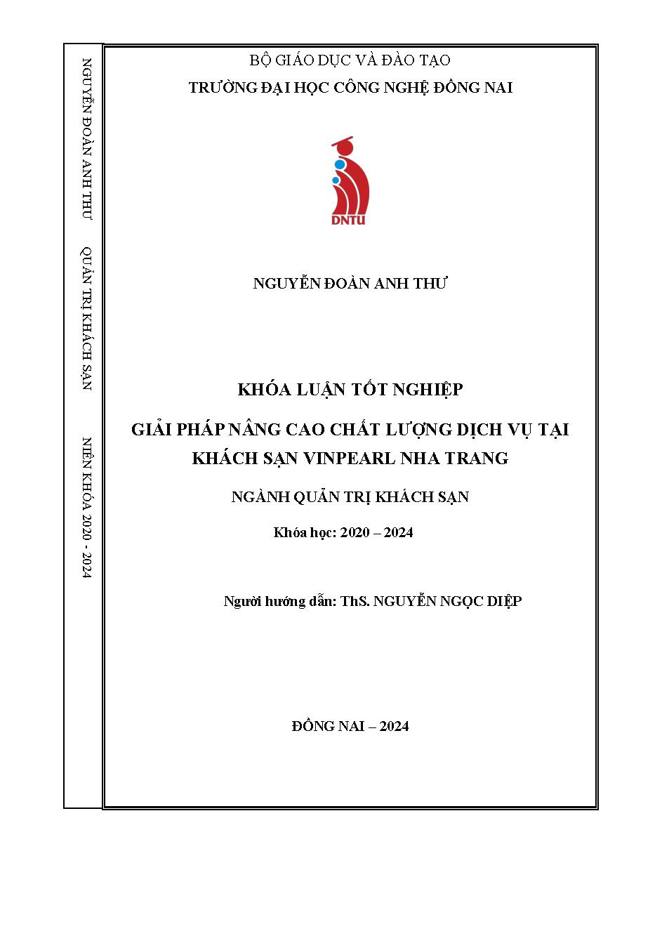 Giải pháp nâng cao chất lượng dịch vụ tại khách sạn Vinpearl Nha Trang