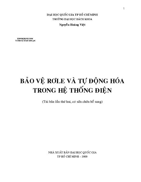 Bảo vệ các hệ thống điện /GS.VS Trần Đình Long