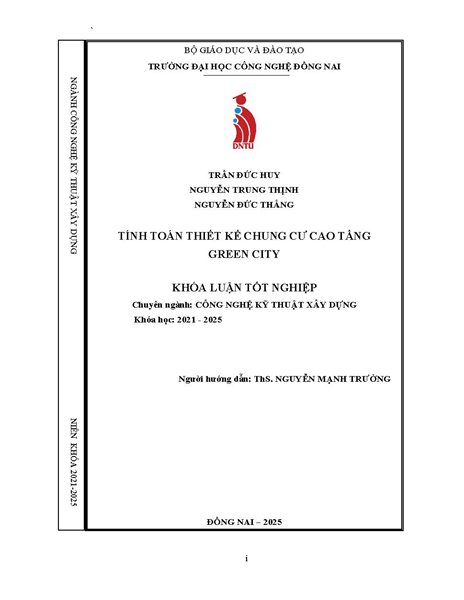 Tính toán thiết kế chung cư cao tầng Green City