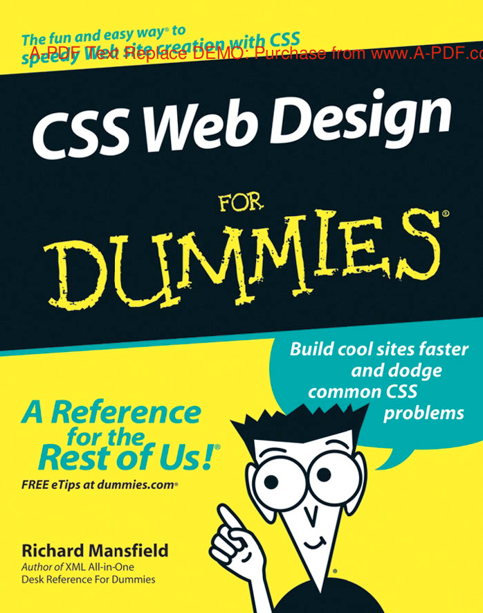 CSS web design for dummies.