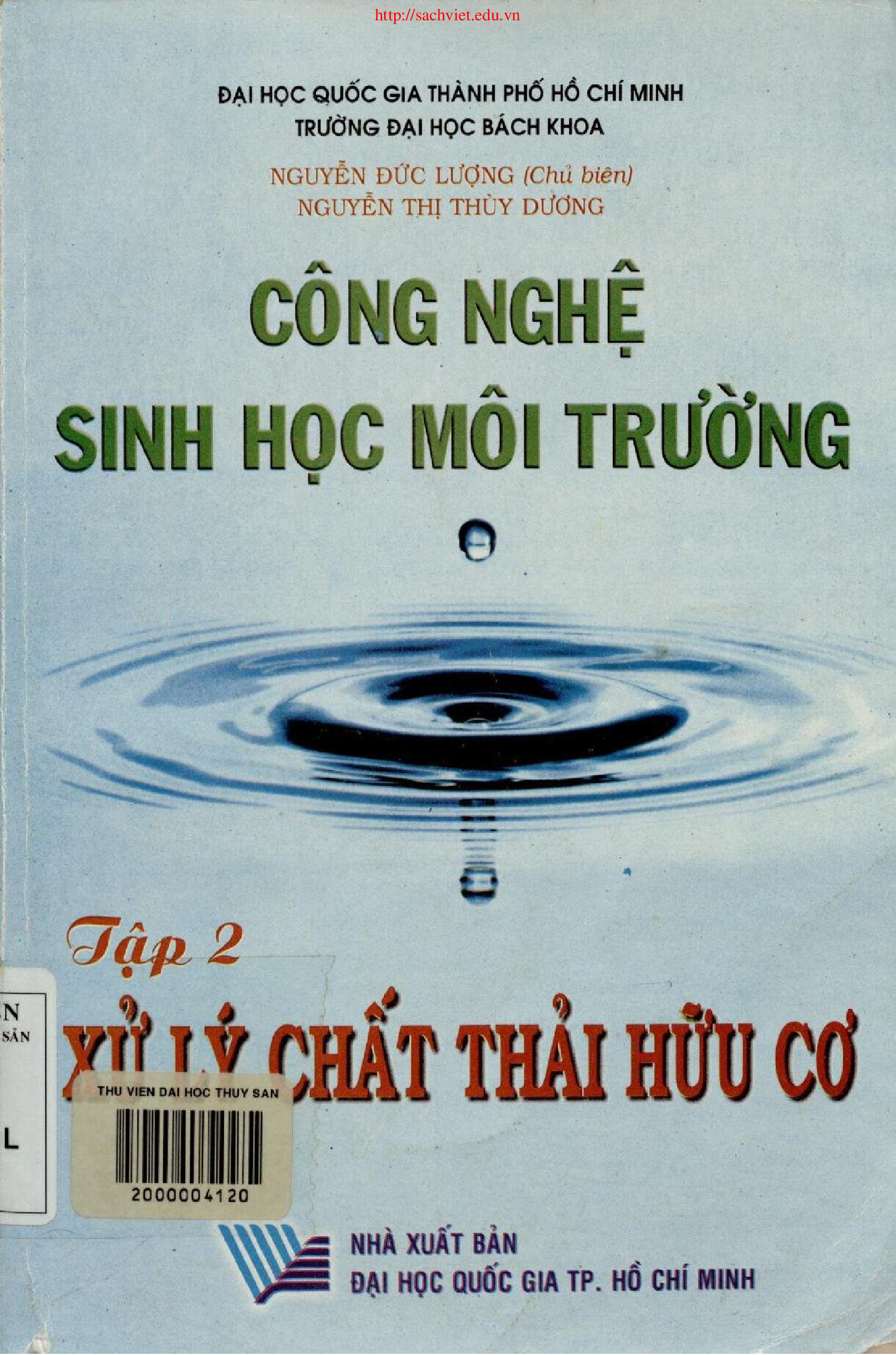 Công nghệ sinh học môi trường.$nT.2 :$pXử lý chất thải hữu cơ