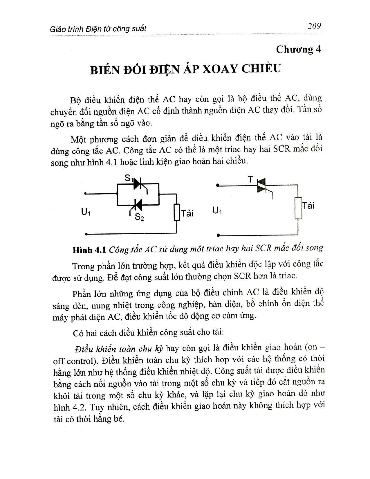 Giáo trình điện tử công suất :$bGiáo trình giảng dạy –