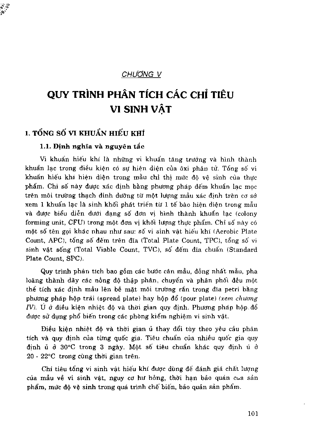 Phương pháp phân tích vi sinh vật trong nước, thực phẩm và mĩ phẩm