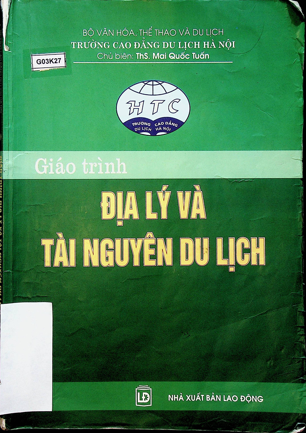 Giáo trình địa lý và tài nguyên du lịch