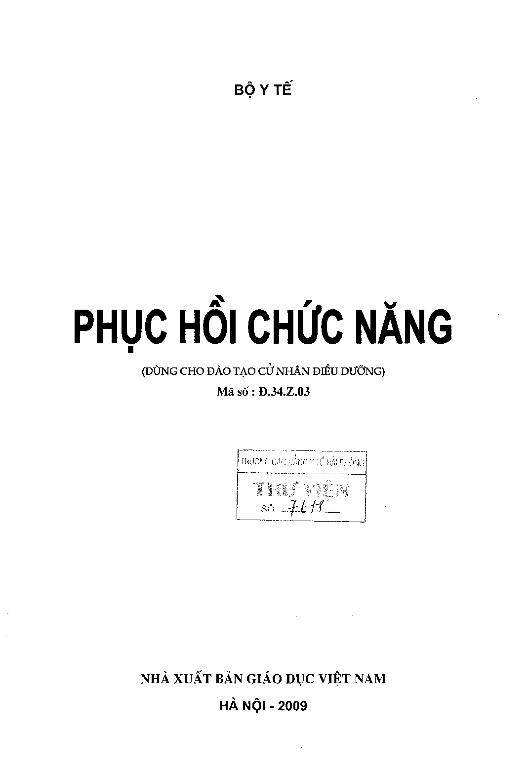 Phục hồi chức năng