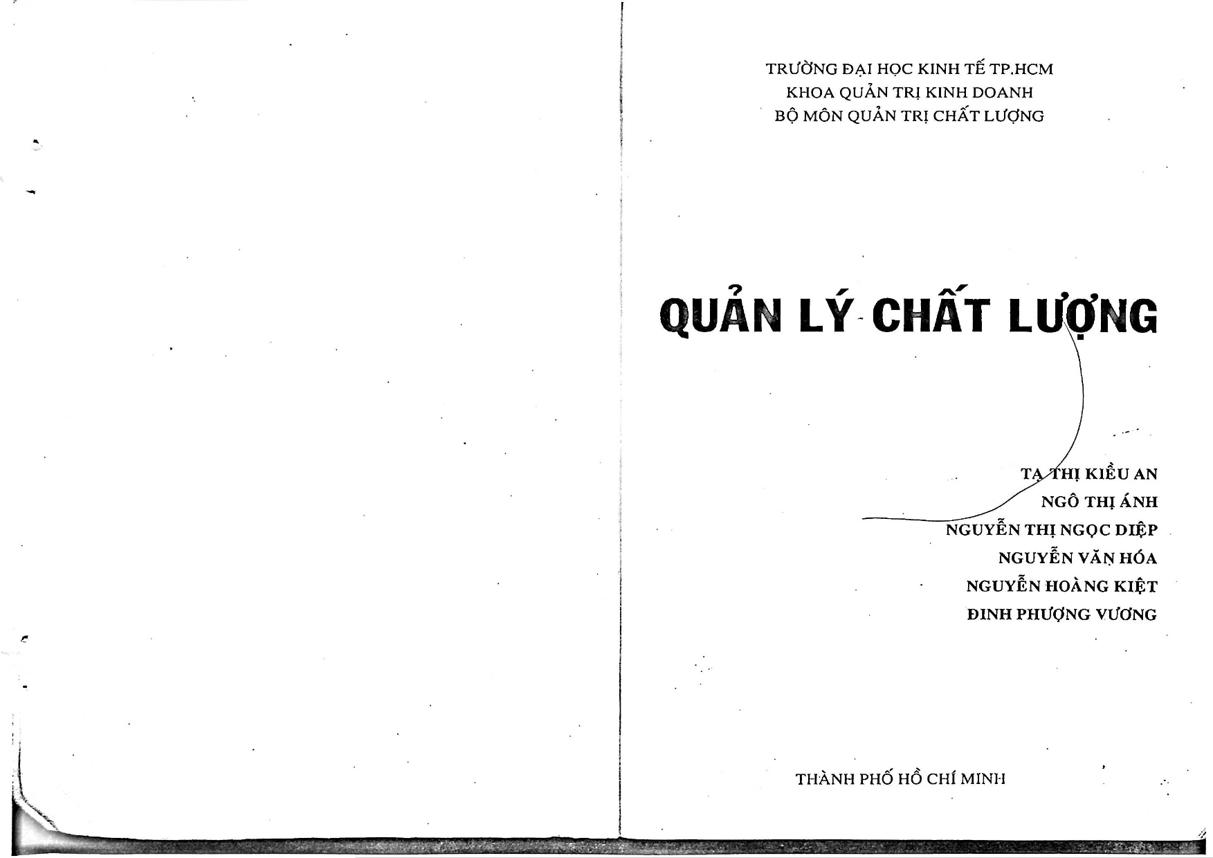 Giáo trình quản lý chất lượng