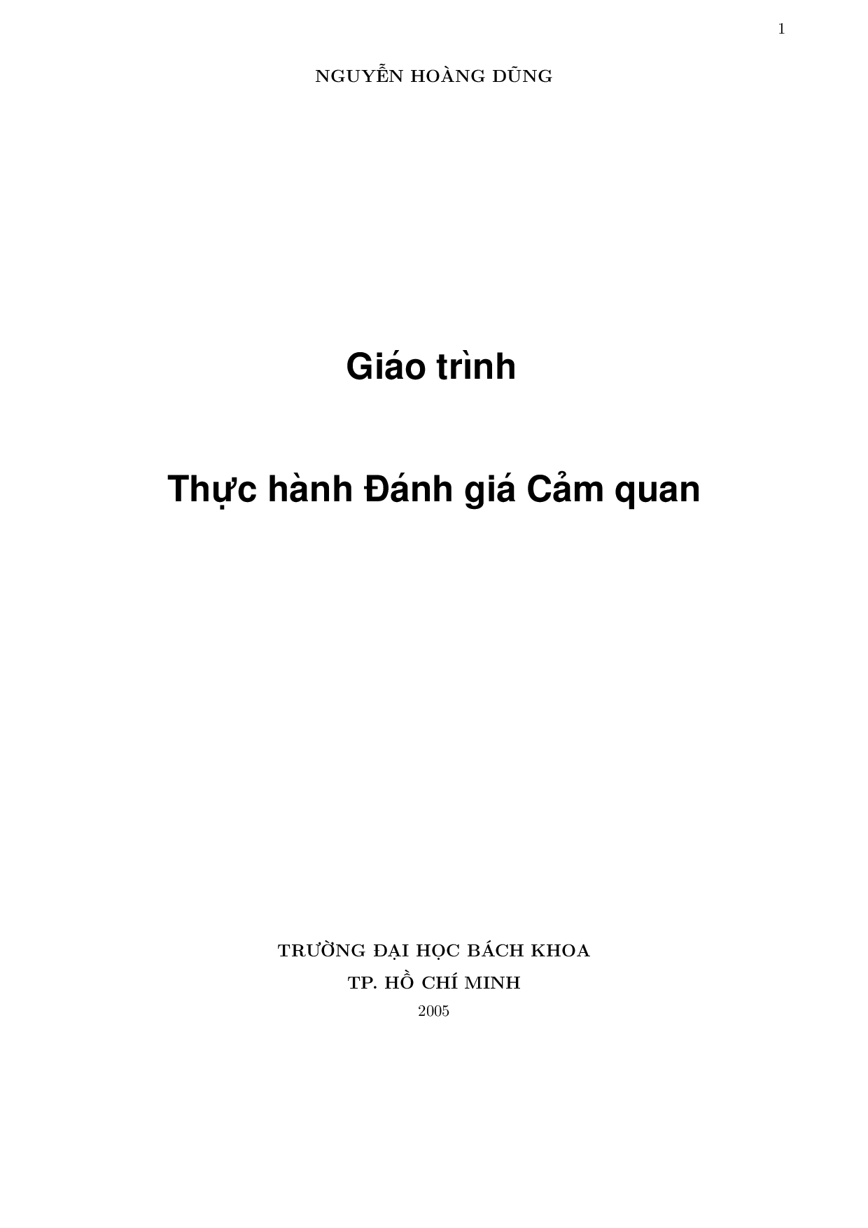 Thực hành đánh giá cảm quan thực phẩm