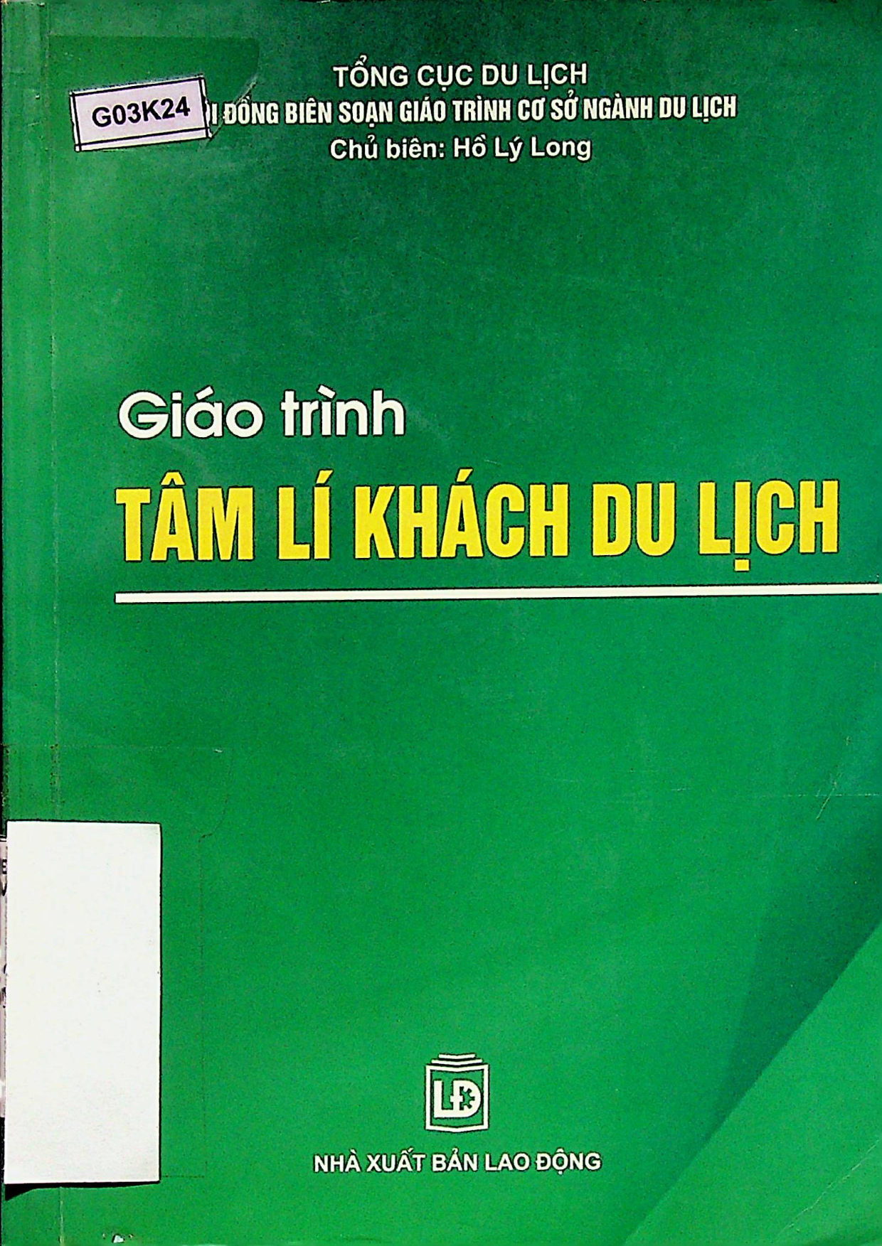 Giáo trình tâm lý khách du lịch