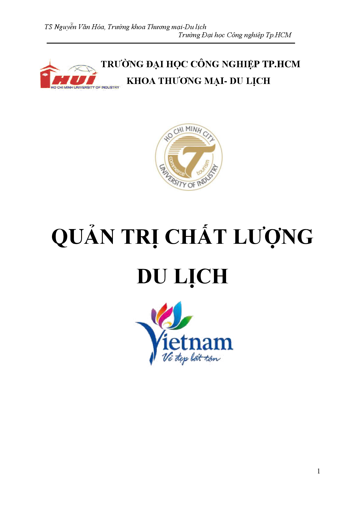 Quản trị chất lượng du lịch