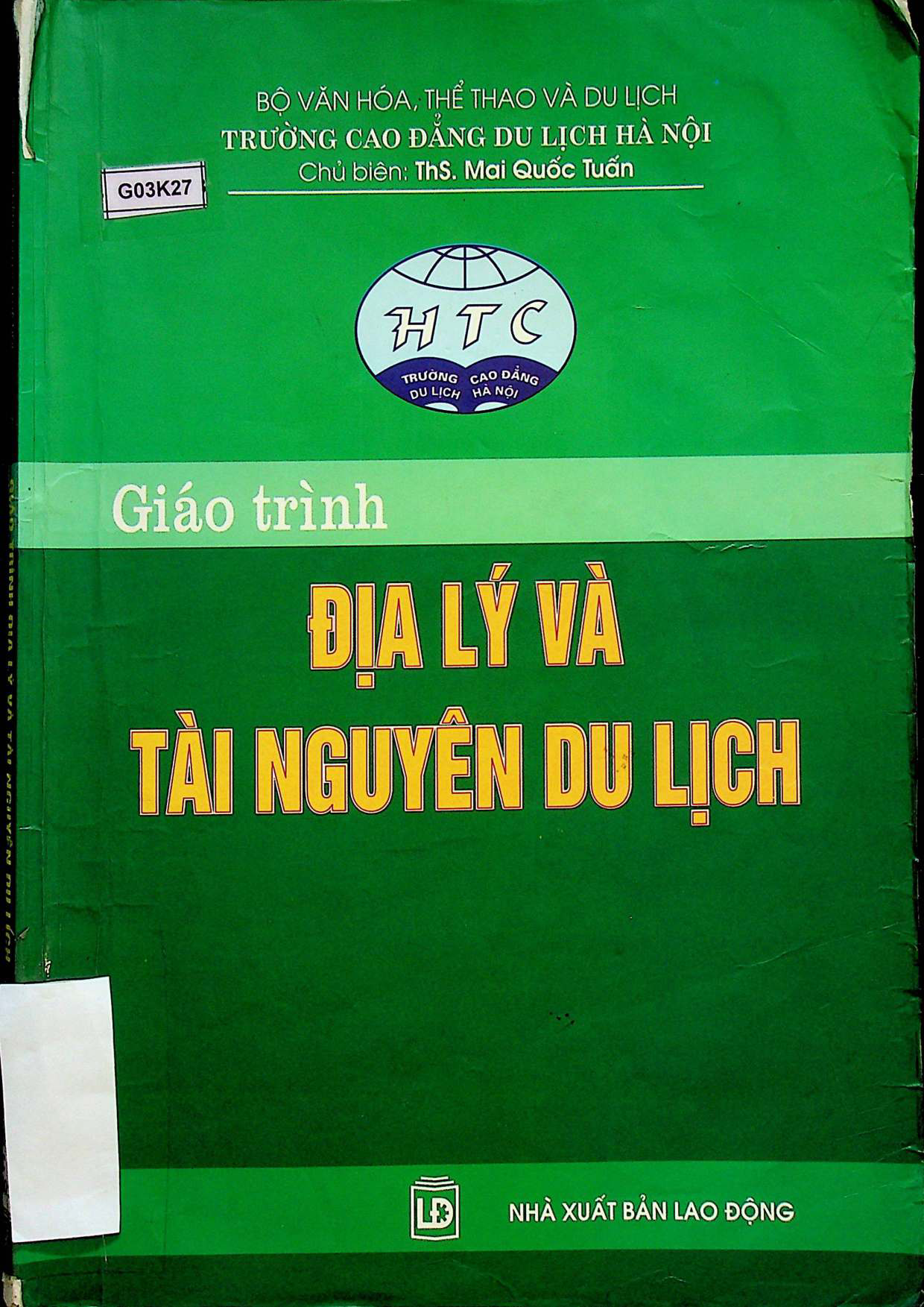 Giáo trình địa lý và tài nguyên du lịch