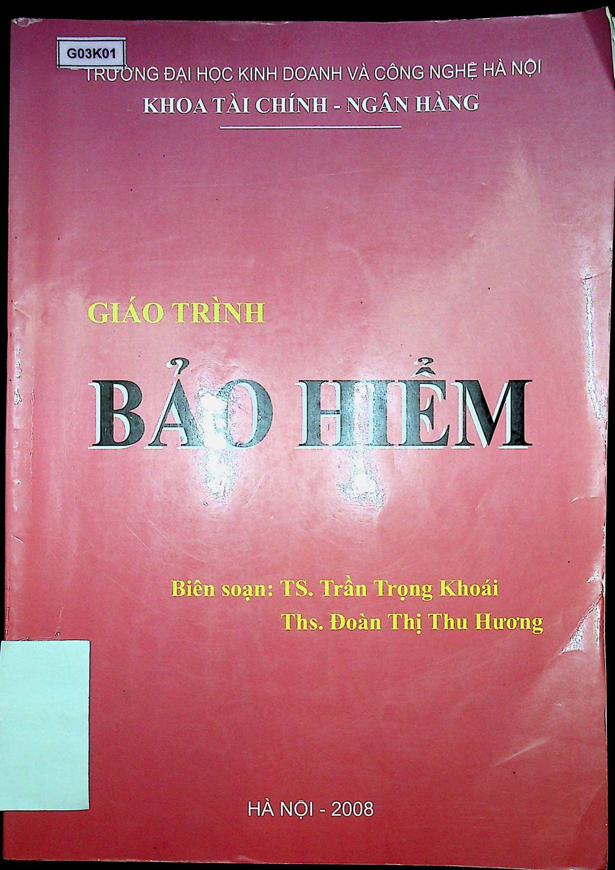 Giáo trình bảo hiểm