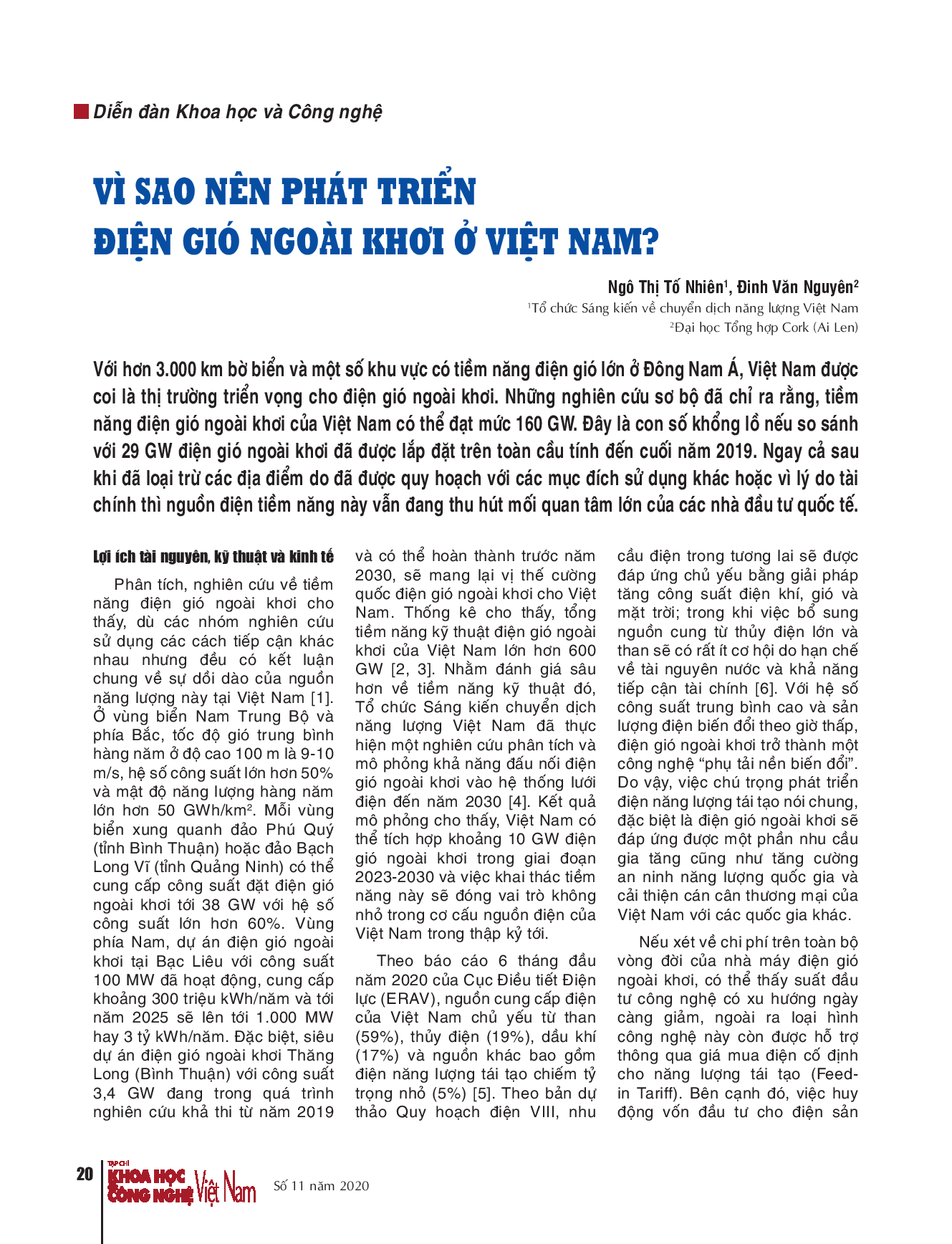 Vì sao nên phát triển điện gió ngoài khơi ở Việt Nam?