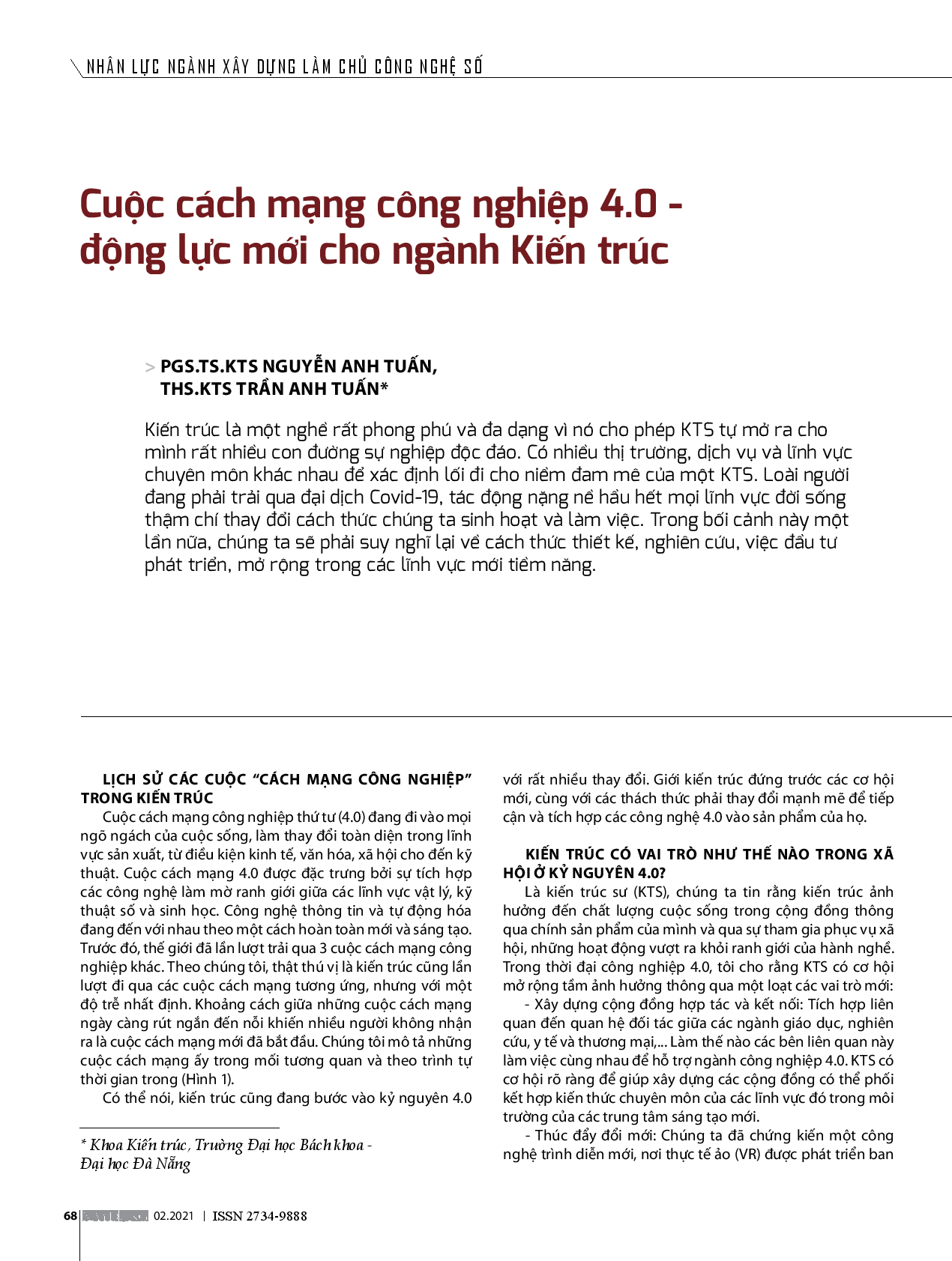 Cuộc Cách Mạng Công Nghiệp 4.0 - Động Lực Mới Cho Ngành Kiến Trúc