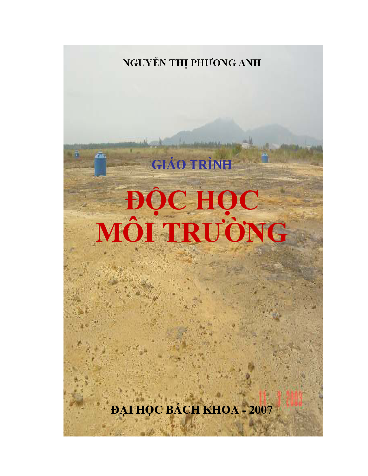 Giáo trình Độc học môi trường