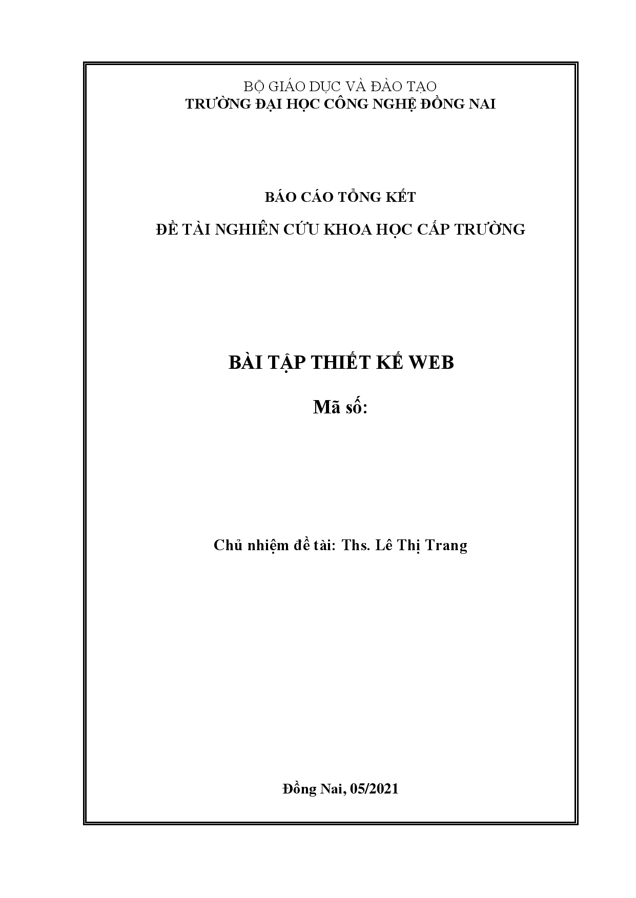 Sách bài tập thiết kế web