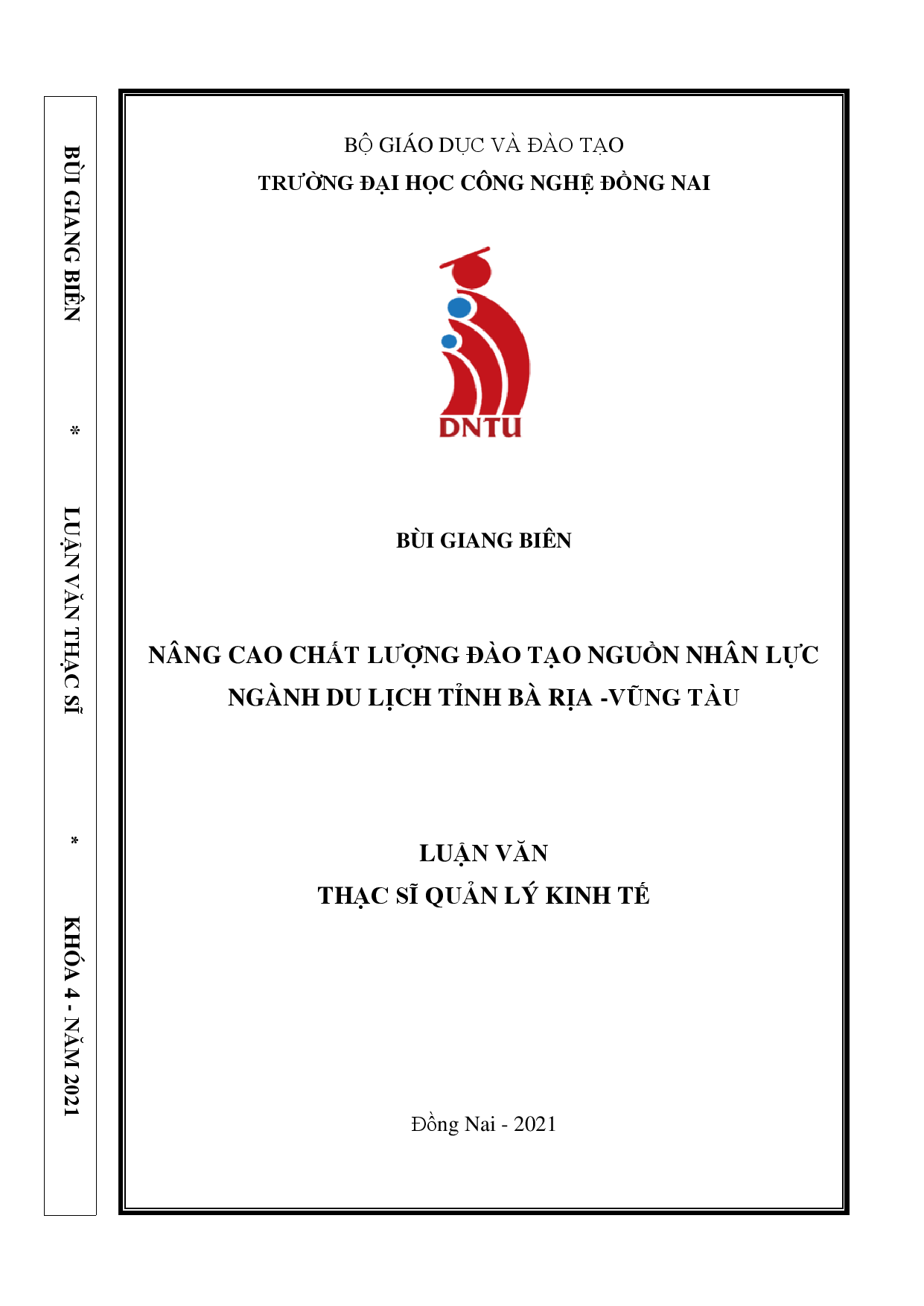 Nâng cao chất lượng đào tạo nguồn nhân lực ngành du lịch tại tỉnh Bà Rịa – Vũng Tàu