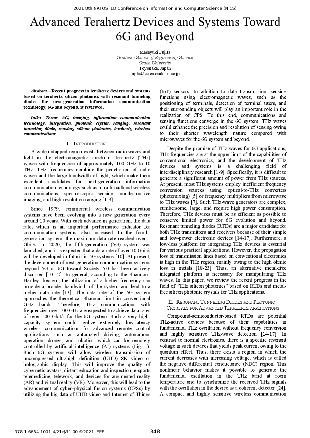 Advanced Terahertz Devices and Systems Toward 6G and Beyond