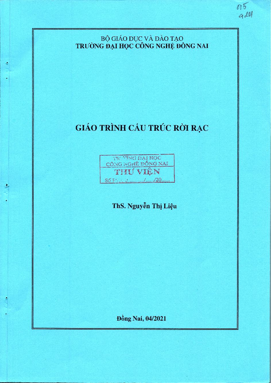 Giáo trình cấu trúc rời rạc