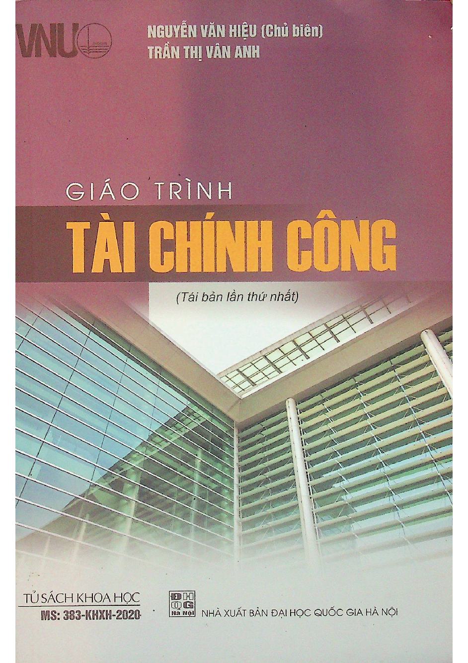 Giáo trình Tài chính công