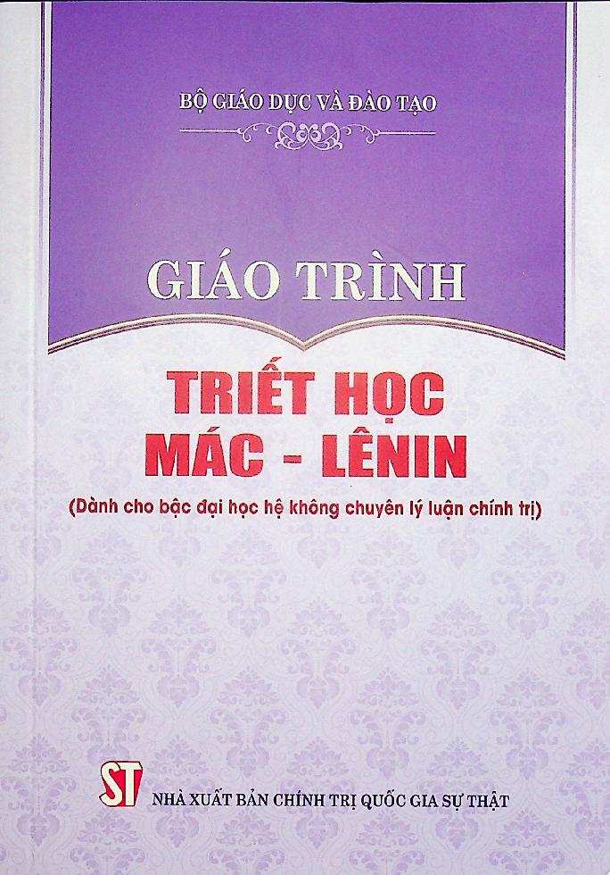 Giáo trình Triết học Mác-Lênin (Dành cho bậc đại học hệ không chuyên lý luận chính trị)