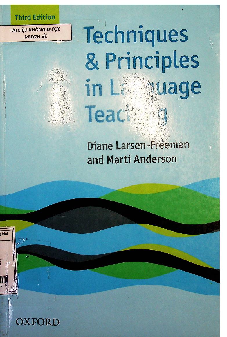 Techniques & Principles in Language teaching