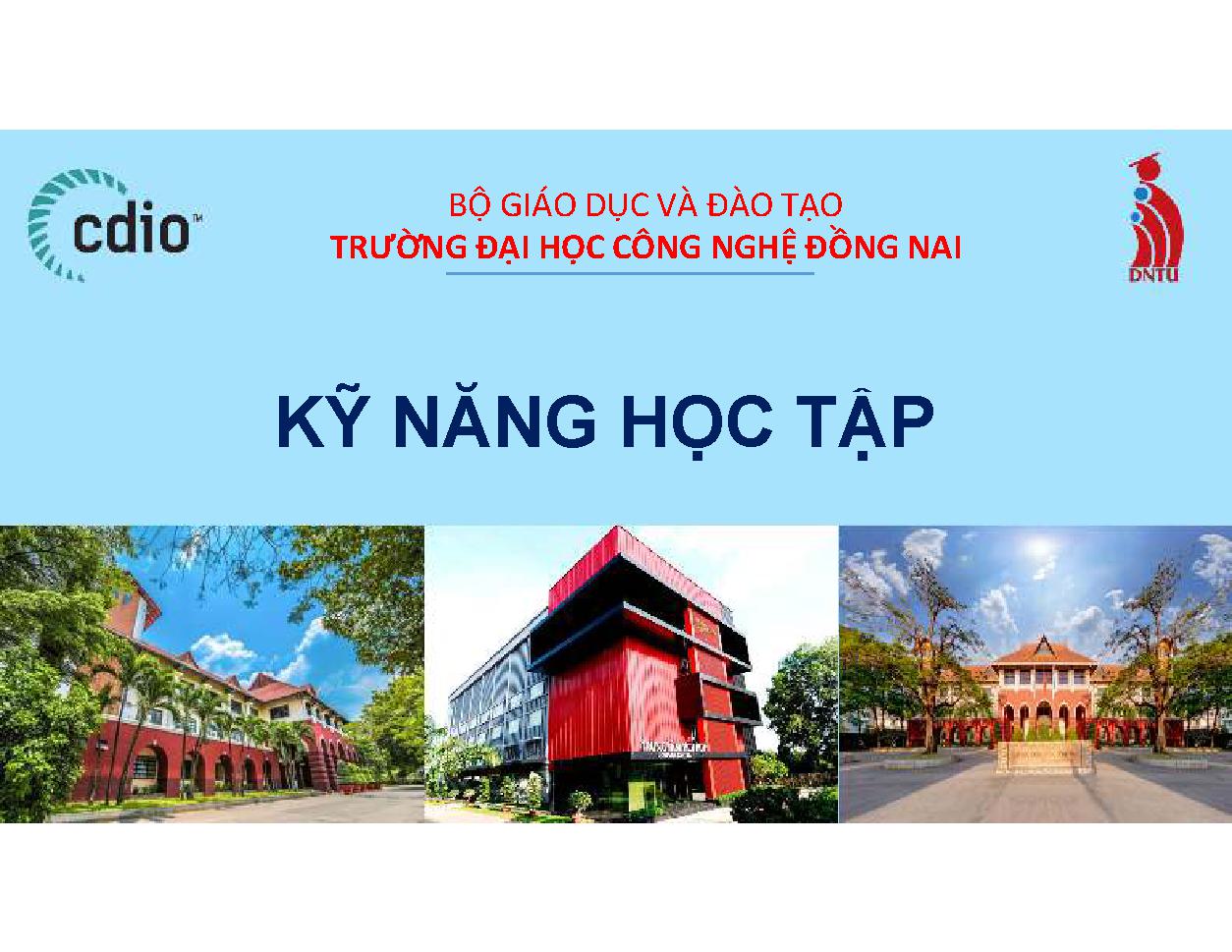 Kỹ năng học tập