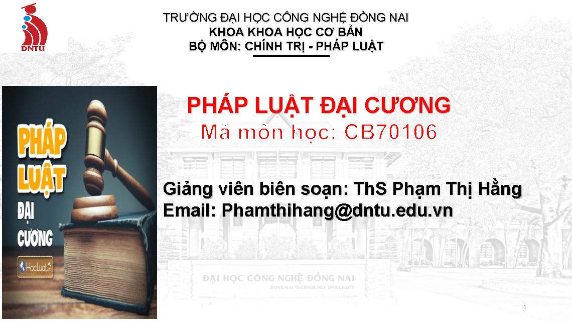 Pháp luật đại cương