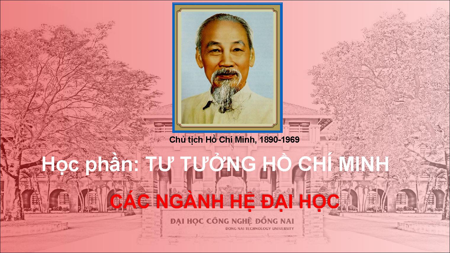 Tư tưởng Hồ chí minh