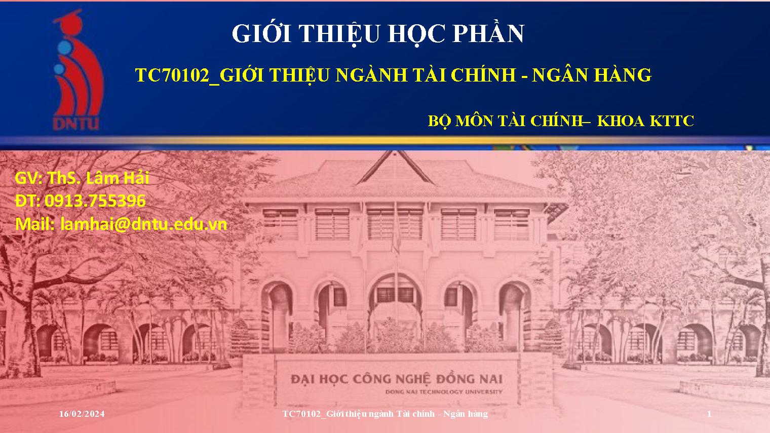 Giới Thiệu Ngành Tài chính