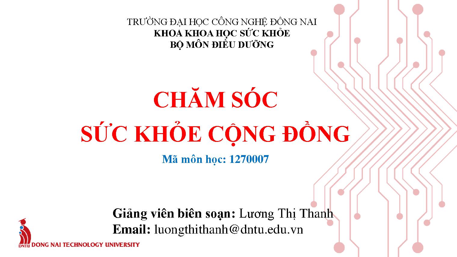 Chăm sóc sức khoẻ cộng đồng