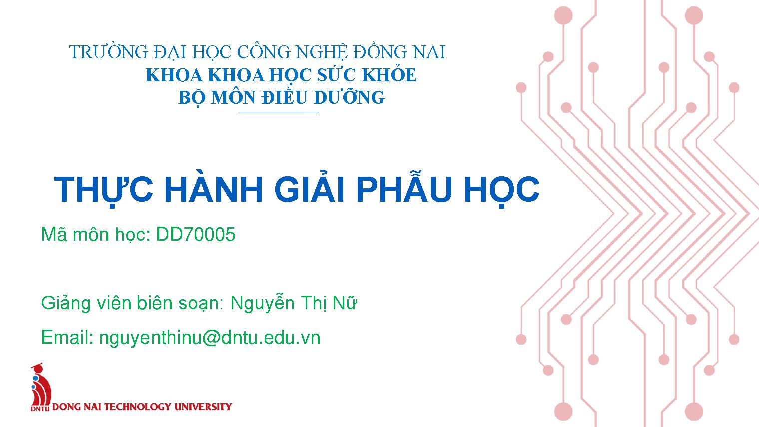 Thực hành giải phẫu học