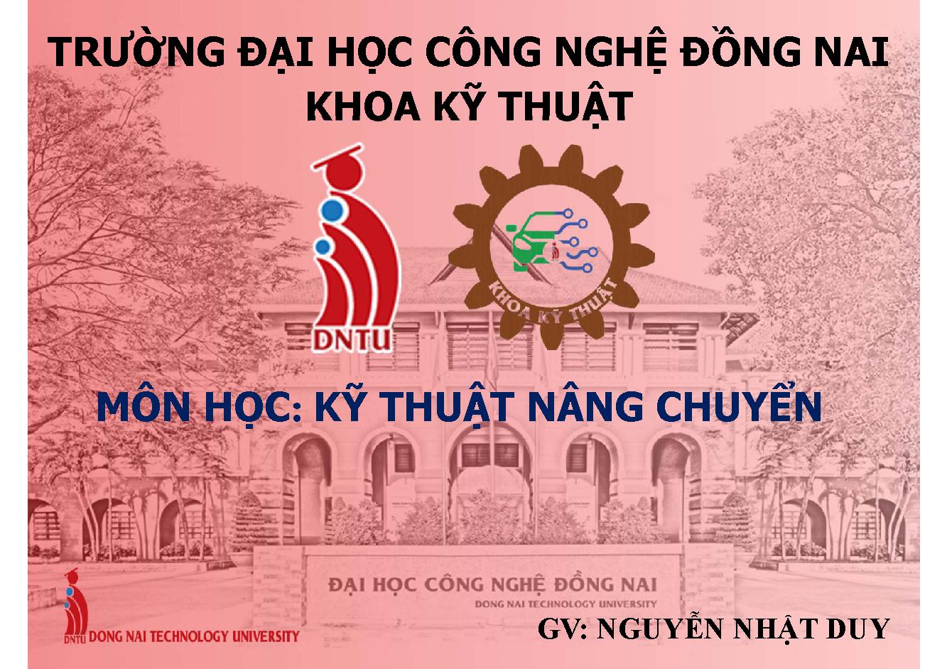 Kỹ thuật nâng chuyển