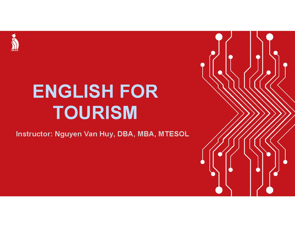 English For Tourism