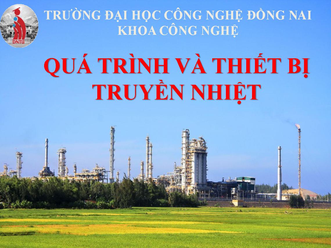 Quá trình và thiết bị truyền nhiệt