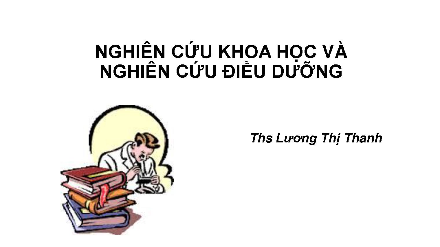 Phương pháp nghiên cứu khoa học