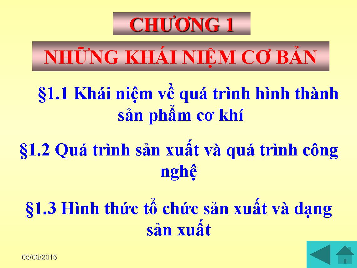 Công nghệ chế tạo máy 1