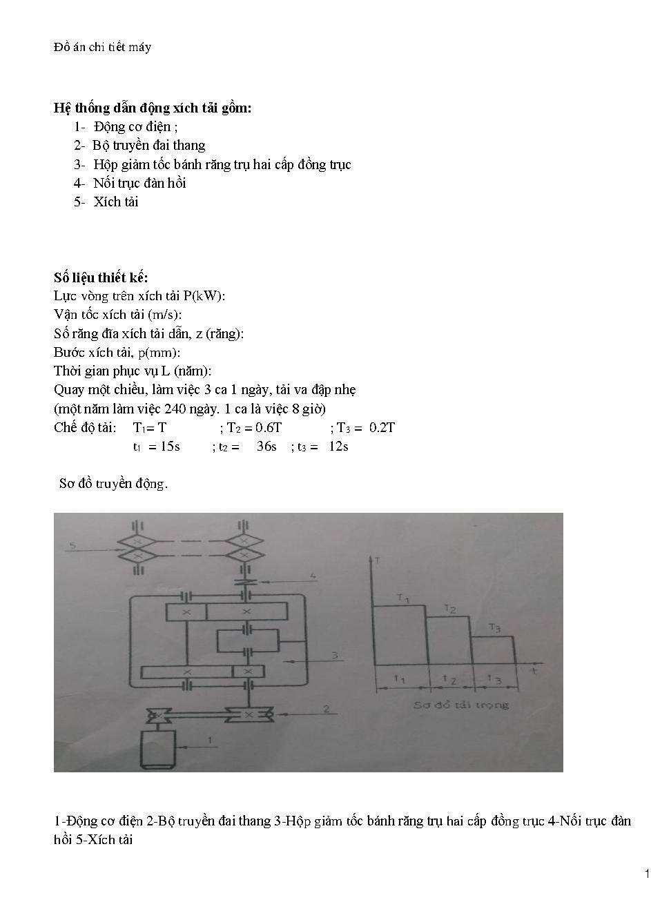 Đồ án chi tiết máy